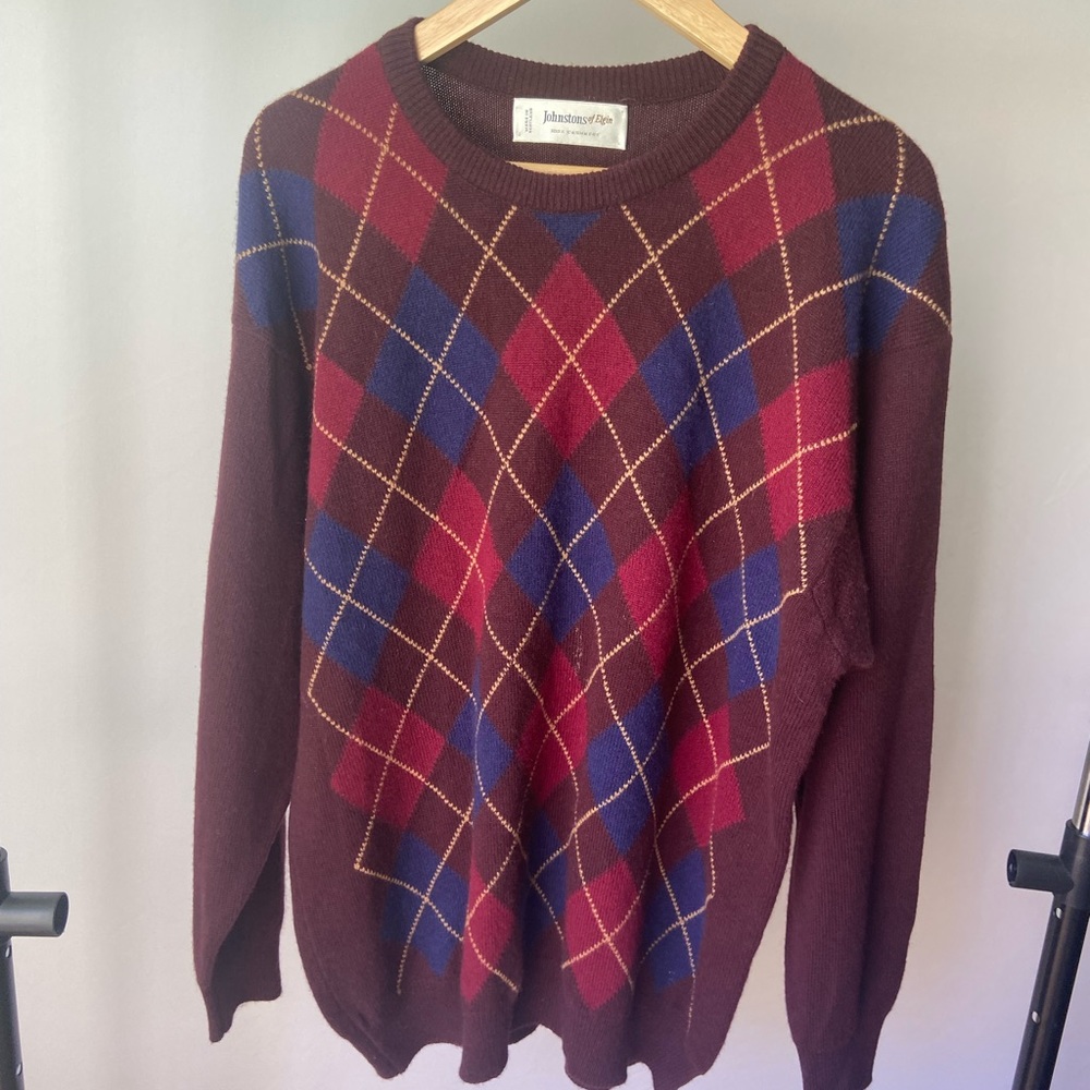 Johnston of Elgin cashmere sweater.